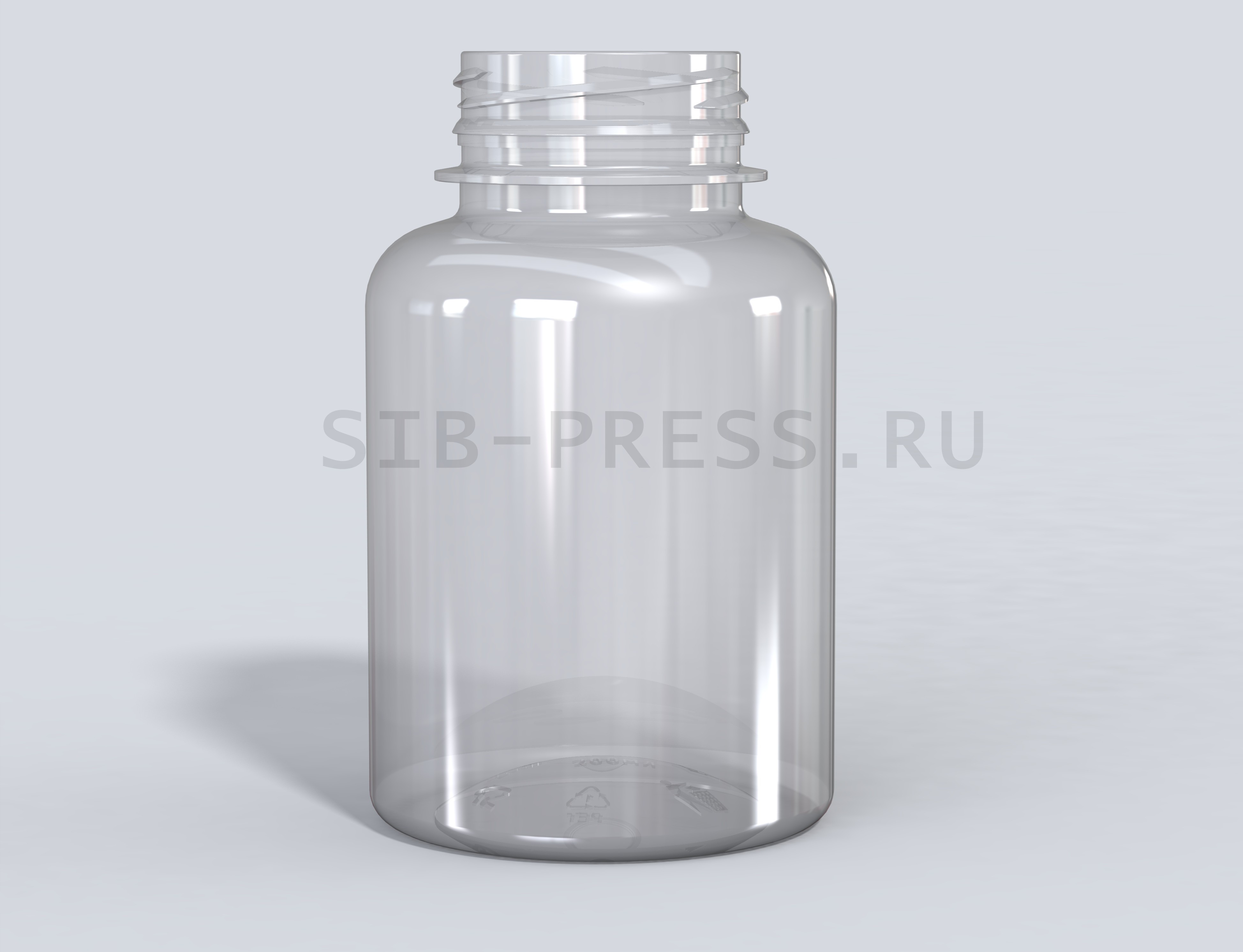 Банка ПЭТ "Круглая" 200 мл, 38 мм (арт. 2758)