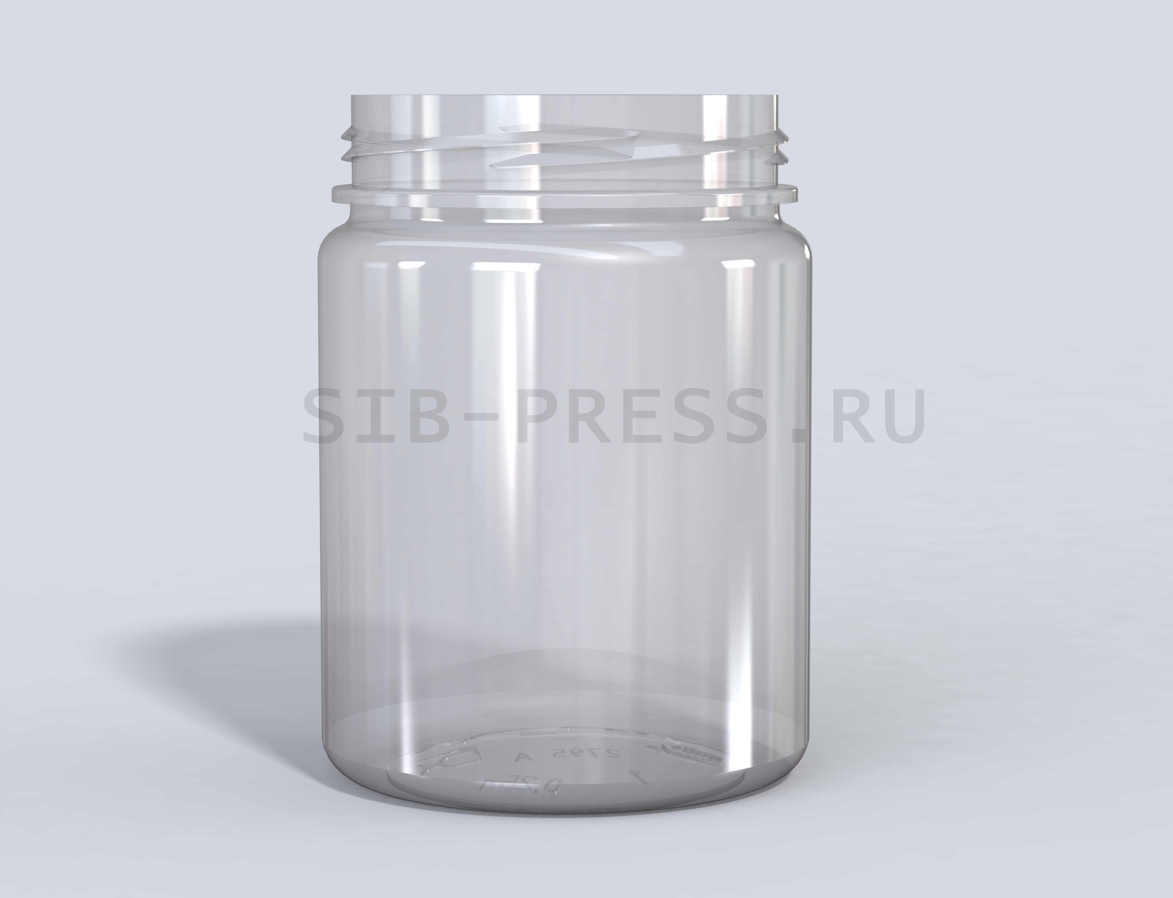 Банка ПЭТ "Круглая" 250 мл, 58 мм  (арт. 2795)