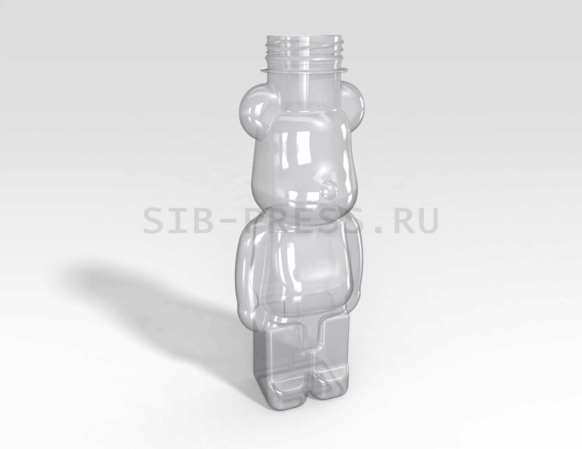 Бутылка ПЭТ "Bearbrick" 350 мл,38 мм (арт. 2848)