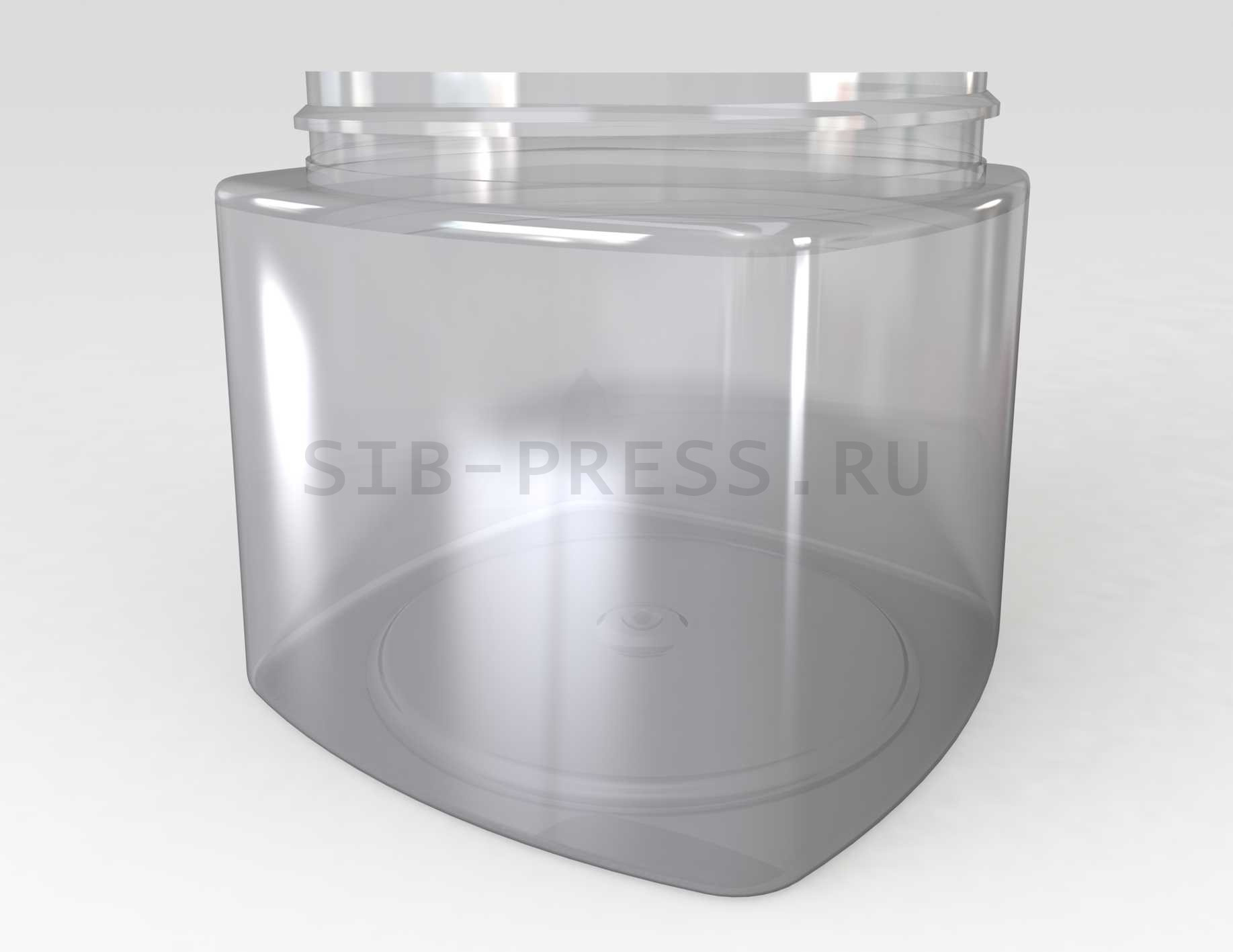 Банка ПЭТ "Квадратная" 500 мл, 89 мм (арт. 654)