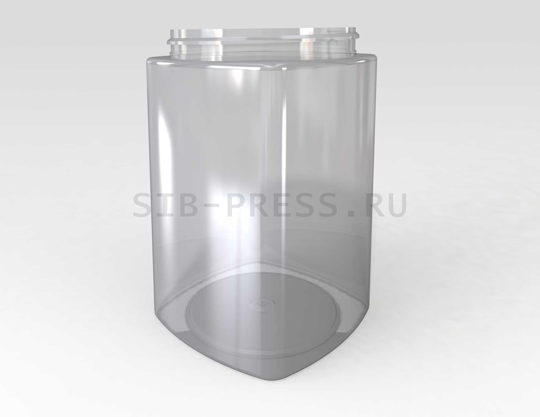 Банка ПЭТ "Квадратная" 1000 мл, 89 мм (арт. 655)